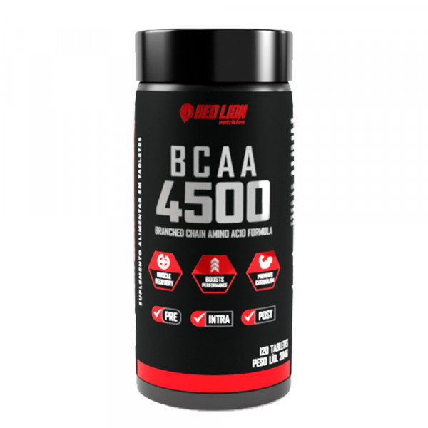 RED LION SUPLEMENTOS - BCAA RED LION 4500 - 120 TBL