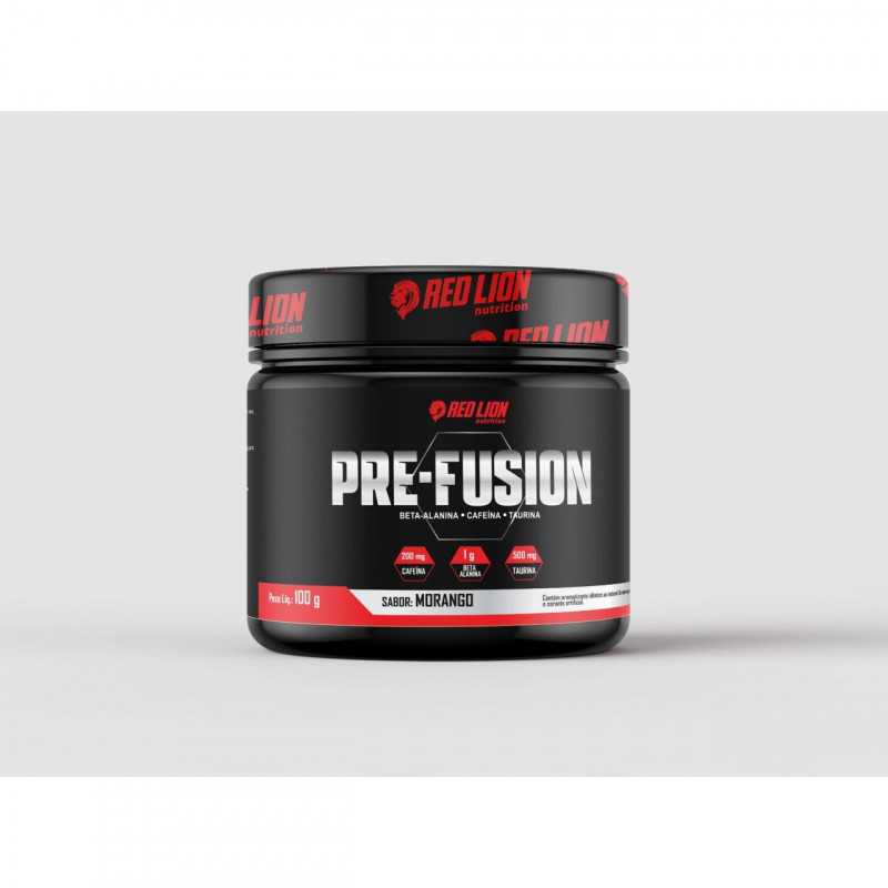 RED LION SUPLEMENTOS - PRE FUSION 100g - UVA